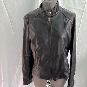 Wills vegan store leather jacket